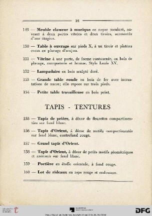 Tapis - Tentures
