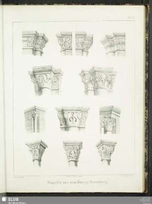 No. 12. Kapitäle aus dem Dom zu Naumburg