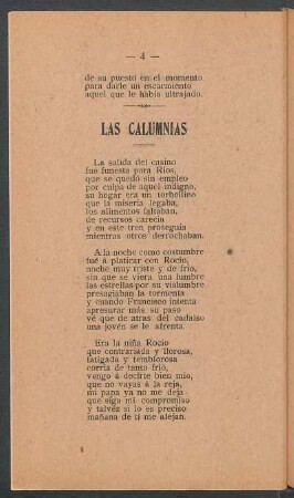 Las calumnias