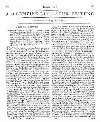 Lieblings-Lectüre in den Stunden meiner Muße. Für gute Lesezirkel und Lesegesellschaften. Berlin: Oehmigke 1801