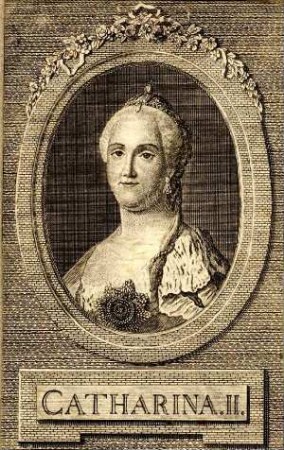 Bildnis von Katharina II. (1729-1796), Kaiserin von Russland
