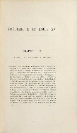 Frédéric II et Louis XV : d'après des documents nouv., 1742 - 1744, 2