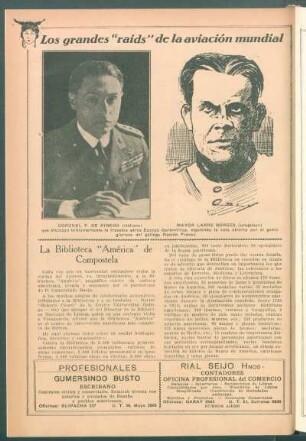 Los grandes "raids" de la aviación mundial