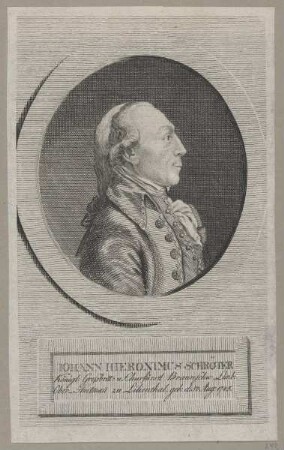 Bildnis des Iohann Hieronimus Schröter