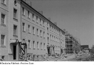 Blick auf die Baustelle