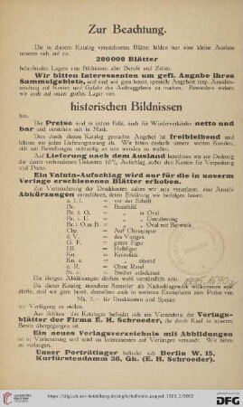 Zur Beachtung