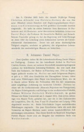 II. Johannes Daniel Major.