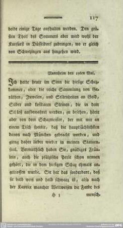 Mannheim den 19ten Mai