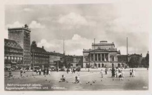 Reichsmessestadt Leipzig: Augustusplatz, Opernhaus und Hochhaus