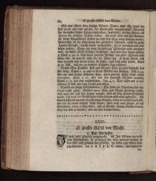 XXIII. O grosser Gott von Macht