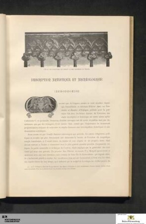 Description Artistique et Archéologique