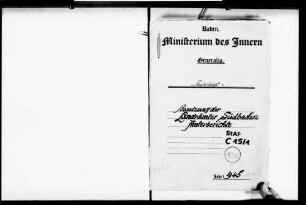 Personelle Besetzung der Landratsämter