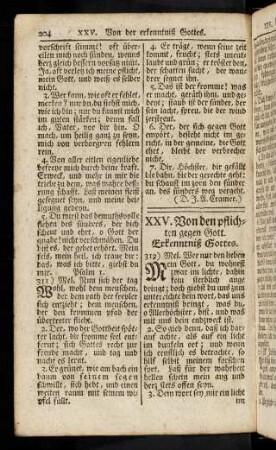 204-266, XXV. Von den Gesinnungen gegen den Erlöser