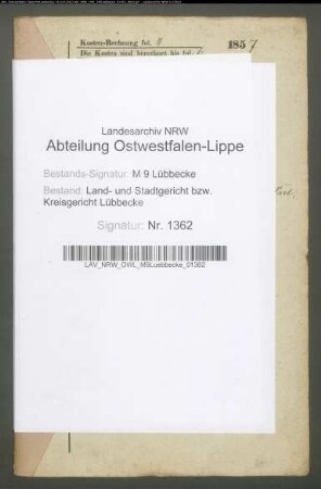 Erblasser: Windhorst, Anne Margarethe Sophie, geb. Kokemohr: