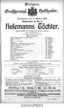 Hasemanns Töchter