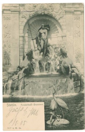 Stettin. Felderhoff-Brunnen.