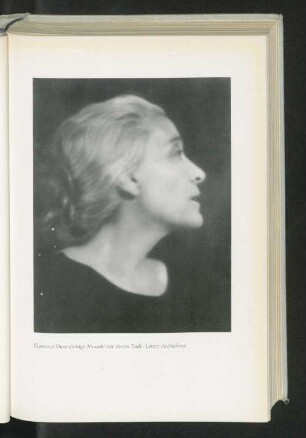 Eleonora Duse wenige Monate vor ihrem Tode, Letzte Aufnahme
