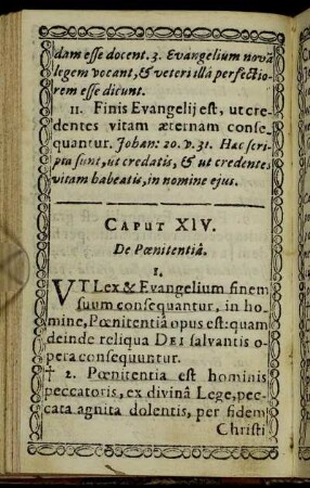 Caput XIV. De Pœnitentia.