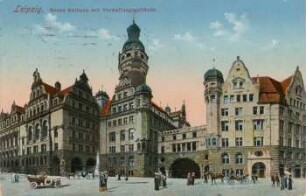 Leipzig: Neues Rathaus mit Verwaltungsgebäude