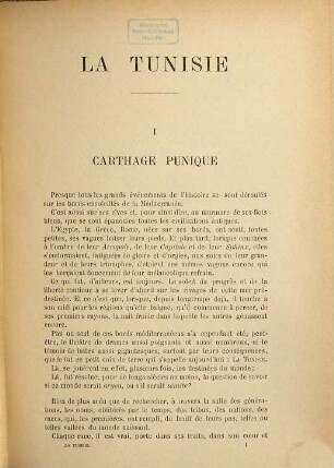 Histoire de la Tunisie : Ornée de 2 ct. photographiques et d'une gravure-frontispice