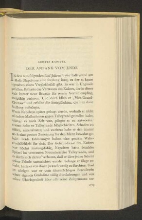 Achtes Kapitel Der Anfang vom Ende