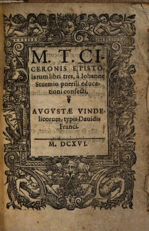 Epistolarum libri tres