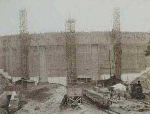 Urfttalsperre bei Gemünd (Eifel), um 1900