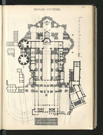 Basilika St. Peter, Rom, Grundriss