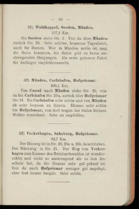 52) Münden, Carlshafen, Hofgeismar
