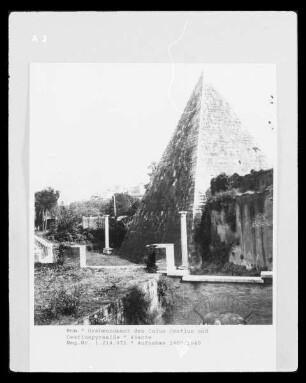 Grabmonument des Caius Cestius & Cestiuspyramide