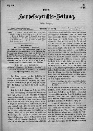 No. 11. 27. März 1878