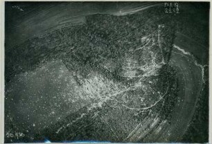 Foto des Geländes um den Côtes des Hures (Luftbild)