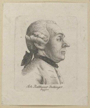 Bildnis des Johann Balthasar Bullinger
