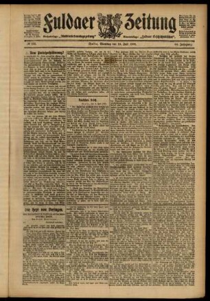 Ausgabe vom Dienstag, den 10. Juli 1906.