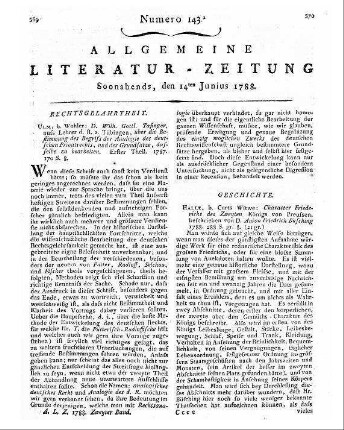 Herz, Markus: Über die frühe Beerdigung der Juden. - 2. verb. u. verm. Aufl. - Berlin : Voß, 1788
