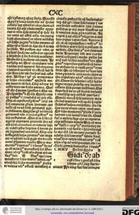 [E]gidius dicitur ab e quod est sine et geos quod est terra et dyan quod est clarum sive divinum.