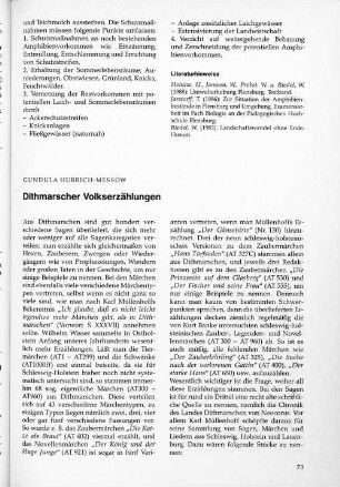 Dithmarscher Volkserzählungen