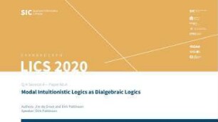 Modal Intuitionistic Logics as Dialgebraic Logics: Q/A Session A - Paper A6.A