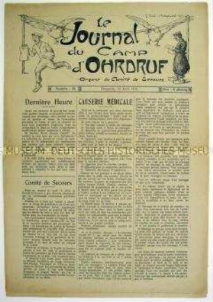 Lagerzeitung für französische Kriegsgefangene im Lager Ohrdruf