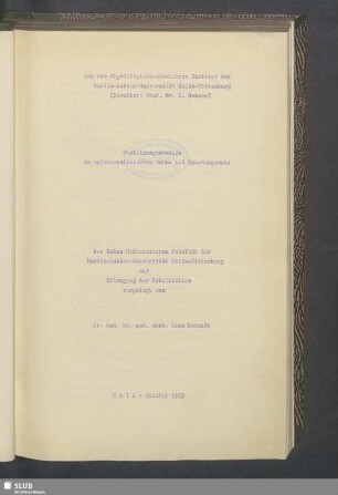 Verkalkungsstudien am entmineralisierten Zahn- und Knochengewebe