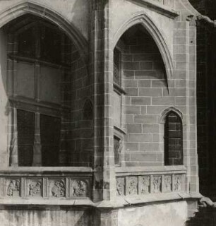 Meißen. Albrechtsburg (ab 1471; Arnold von Westfalen). Großer Wendelstein. Umgang im 1. Obergeschoß