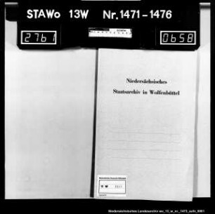 Viehsteuerrollen des Cantons Lesse für das Jahr 1810 enthaltend die Communen Woltwiesche, Hohenassel, Lesse, Reppner, Nordassel, Berel, Barbecke