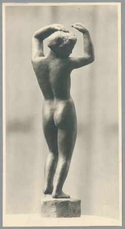 Bronzestatuette, 1917, Bronze