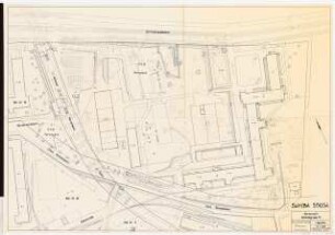 Gartenanlage Siemens & Halske, Berlin-Siemensstadt: Planungsunterlage Gebäudegruppe 15: Lageplan 1:500