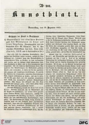 Nr. 101 - 104 (18. Dezember 1845 - 30. Dezember 1845)