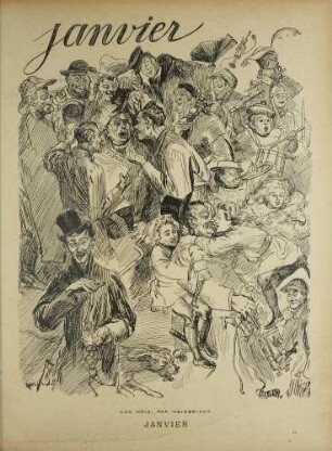 Les Mois, par Heidbrinck, Janvier