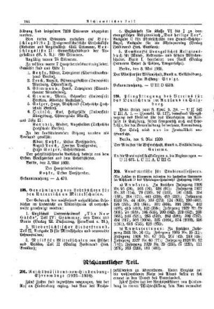 Reichspräsident-von-Hindenburg-Ehrenmünze (1925 - 1930) : [Nichtamtlicher Teil]