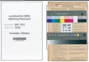 Entnazifizierung Wilhelm Tinnefeld, geb. 14.03.1884 (Anstreicher)