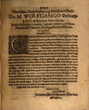 Gothofredi Fibigii, JCti, & in alma Salana Prof. Publ. Consil. Saxon. ... Processus, tum Summarii & executivi, ut & Arresti, tum Ordinarii, & Injuriarum delineatio brevissima : Stylo nostrorum temporum, fori cumprimis Saxonici, accommodata
