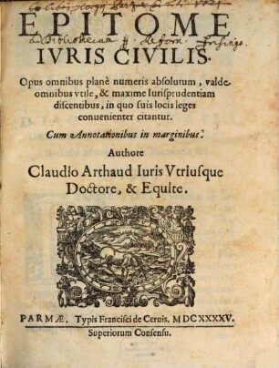 Epitome juris civilis